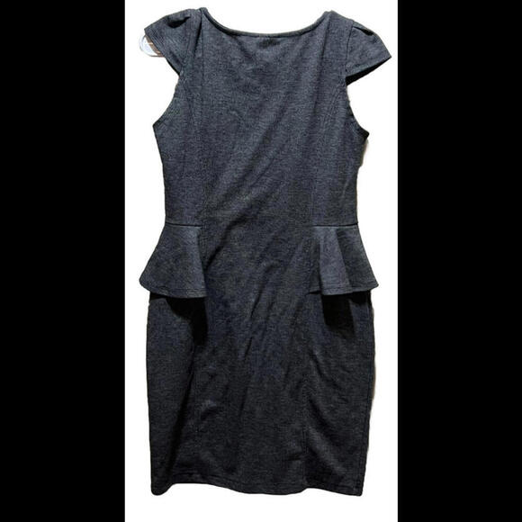 En Focus Womens Black Round Neck Sleeveless Fit & Flare Dress Sz 8 - Picture 2 of 3